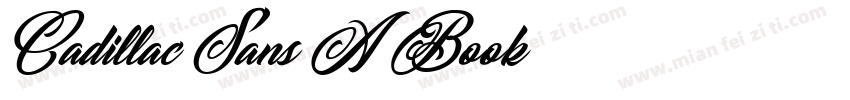 Cadillac Sans A Book字体转换